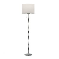 Φωτιστικό Δαπέδου Trio Lighting LED 7W Νίκελ Ματ Μεταλλικό 600lm 3000K 475310307