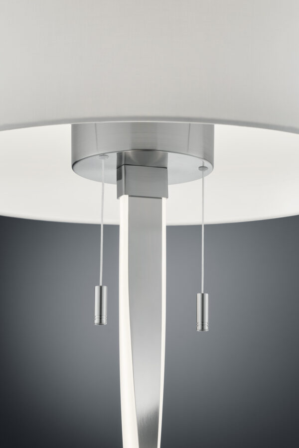 Φωτιστικό Δαπέδου Trio Lighting LED 7W  Νίκελ Ματ Μεταλλικό 600lm 3000K  475310307