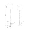 Φωτιστικό Δαπέδου Trio Lighting LED 7W  Χρυσό Μεταλλικό 600lm 3000K  475310379