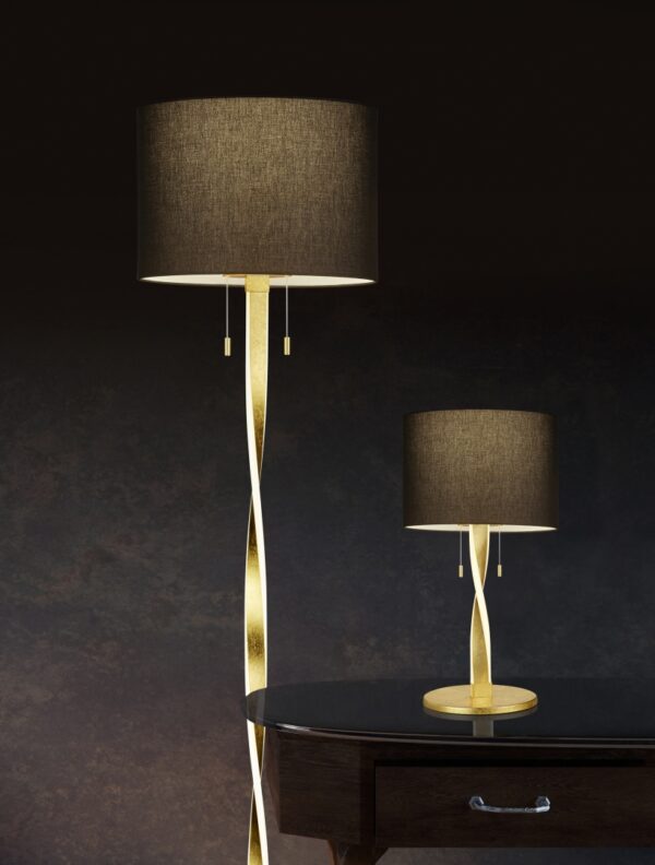 Φωτιστικό Δαπέδου Trio Lighting LED 7W  Χρυσό Μεταλλικό 600lm 3000K  475310379