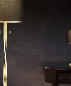 Φωτιστικό Δαπέδου Trio Lighting LED 7W Χρυσό Μεταλλικό 600lm 3000K 475310379