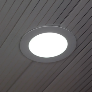 LED panel χωνευτό 18W 6400K Ψυχρό λευκό Στρογγυλό γυάλινο V-TAC – 4759
