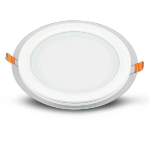 LED panel χωνευτό 18W 6400K Ψυχρό λευκό Στρογγυλό γυάλινο V-TAC – 4759