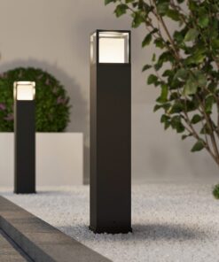 Φωτιστικό Κολωνάκι Ανθρακί 80cm WITHAM LED 14.5W 1450lm CCT IP54 Trio Lighting – 477860142