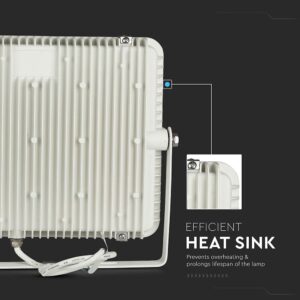 LED Προβολέας 150W V-TAC PRO Samsung Chip Λευκός 100° 12000lm Λευκός Αδιάβροχος IP65 Θερμό Λευκό 3000K – 478