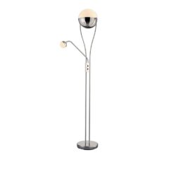 Φωτιστικό Δαπέδου Trio Lighting LED 22W Χρώμιο Μεταλλικό Dimmable 2000lm 3000K 478310206