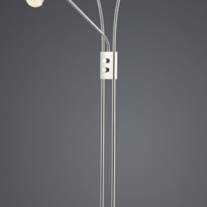 Φωτιστικό Δαπέδου Trio Lighting LED 22W  Χρώμιο Μεταλλικό Dimmable 2000lm 3000K  478310206