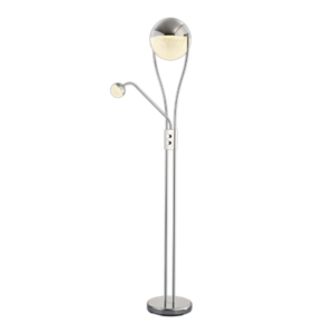 Φωτιστικό Δαπέδου Trio Lighting LED 22W  Χρώμιο Μεταλλικό Dimmable 2000lm 3000K  478310206