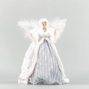 ΝΕΡΑΙΔΑ ΚΟΡΥΦΗ ΔΕΝΤΡΟΥ, ΛΕΥΚΗ ΜΕ ΑΣΗΜΙ, 40cm EUROLAMP – 600-44804