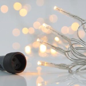 ΣΕΙΡΑ, 100 LED 3mm, 31V, ΕΠΕΚΤΑΣΗ ΩΣ 3, ΜΕ ΜΕΤΑΣΧΗΜΑΤΙΣΤΗ, ΠΡΟΕΚΤΑΣΗ ΠΑΡΟΧΗΣ 300cm, ΔΙΑΦΑΝΟ ΚΑΛΩΔΙΟ, ΘΕΡΜΟ ΛΕΥΚΟ LED,ΑΝΑ 5cm,ΙP44 EUROLAMP – 600-11320