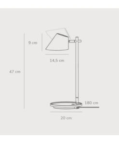 Επιτραπέζιο Φωτιστικό DFTP Stay LED 14.5W 2700K Γκρι Χρώματος Dimmable – 48185003