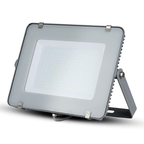 LED Προβολέας 200W V-TAC PRO Samsung Chip Λευκός 100° 16000lm Γκρι Αδιάβροχος IP65 Φυσικό Λευκό 4000K – 484