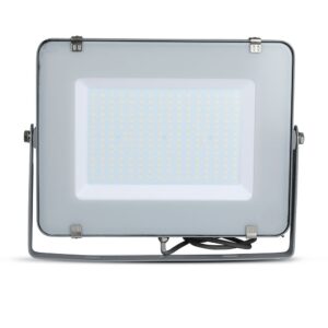 LED Προβολέας 200W V-TAC PRO Samsung Chip Λευκός 100° 16000lm Γκρι Αδιάβροχος IP65 Φυσικό Λευκό 4000K – 484