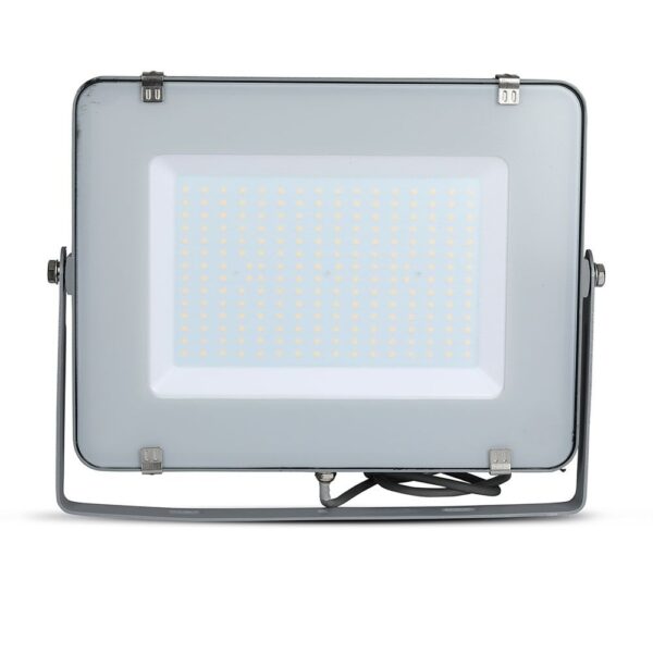 LED Προβολέας 200W V-TAC PRO Samsung Chip Λευκός 100° 16000lm Γκρι Αδιάβροχος IP65 Φυσικό Λευκό 4000K – 484