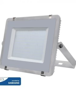 LED Προβολέας 200W V-TAC PRO Samsung Chip Λευκός 100° 16000lm Γκρι Αδιάβροχος IP65 Φυσικό Λευκό 4000K – 484