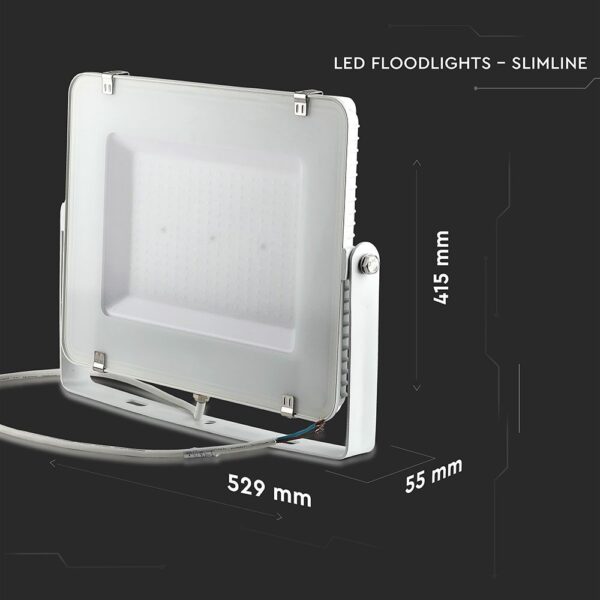 LED Προβολέας 300W V-TAC PRO Samsung Chip  100° 24000lm Λευκός Αδιάβροχος IP65 Ψυχρό 6400K – 487