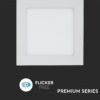 LED Πάνελ Τετράγωνο Χωνευτό 12W V-TAC 3000K – 214866