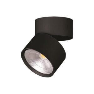 ΦΩΤΙΣΤΙΚΟ ΟΡΟΦΗΣ ΚΙΝΗΤΟ ΚΥΛΙΝΔΡΟΣ LED 15W 4000K ΜΑΥΡΟ PLUS EUROLAMP – 145-25207