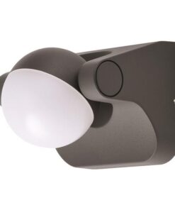 ΑΠΛΙΚΑ ΤΟΙΧΟΥ LED ΜΕ ΠΕΡΙΣΤΡΕΦΟΜΕΝΗ ΒΑΣΗ 8W 114x105x90 3000K IP54 ΓΚΡΙ PRO EUROLAMP 145-20207