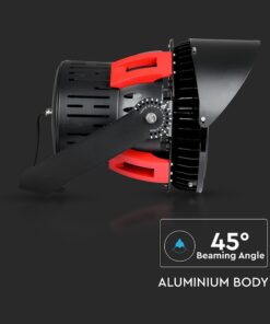 LED Προβολέας 500W V-TAC Samsung Chip Τροφοδοτικό Meanwell Μαύρος 45° Αδιάβροχος IP65 Ψυχρό Λευκό 5000K – 490