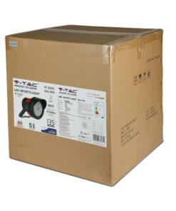 LED Προβολέας 500W V-TAC Samsung Chip Τροφοδοτικό Meanwell Μαύρος 110° Αδιάβροχος IP65 Ψυχρό Λευκό 5000K – 493