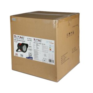 LED Προβολέας 500W V-TAC Samsung Chip Τροφοδοτικό Meanwell Μαύρος 110° Αδιάβροχος IP65 Ψυχρό Λευκό 5000K – 493