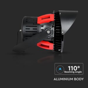 LED Προβολέας 500W V-TAC Samsung Chip Τροφοδοτικό Meanwell Μαύρος 110° Αδιάβροχος IP65 Ψυχρό Λευκό 5000K – 493