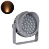 GloboStar® FLOOD-MENA 90337 Προβολέας Wall Washer με Αντιθαμβωτική Γρίλια για Φωτισμό Κτιρίων LED 36W 3060lm 30° AC 220-240V Αδιάβροχο IP67 L23.5 x W17.5 x H25.5cm Αρχιτεκτονικό Πορτοκαλί 2200K – Γκρι Ανθρακί – 3 Years Warranty