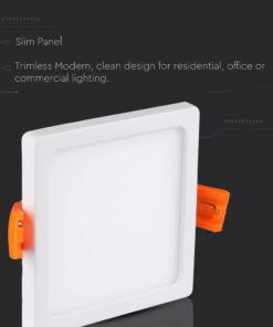 LED panel χωνευτό 22W 6400K Ψυχρό λευκό Τετράγωνο V-TAC – 4798