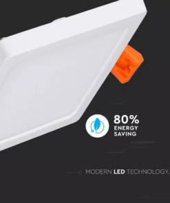LED panel χωνευτό 22W 6400K Ψυχρό λευκό Τετράγωνο V-TAC – 4798