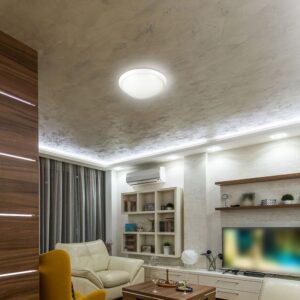 Φωτιστικό Οροφής 1xE27 Με Αισθητήρα Κίνησης IP44 Λευκού Χρώματος V-TAC – 4966