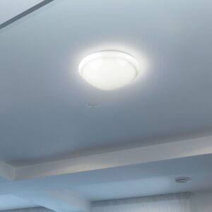 Φωτιστικό Οροφής 1xE27 Με Αισθητήρα Κίνησης IP44 Λευκού Χρώματος V-TAC – 4966