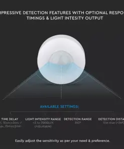 Ανιχνευτής κίνησης Infrared Max 300W Λευκό V-TAC – 4968