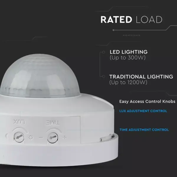 Ανιχνευτής κίνησης Infrared Max 300W Λευκό V-TAC – 4968