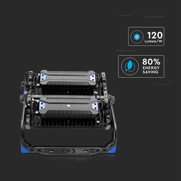 LED Προβολέας 500W V-TAC PRO Samsung Chip 60000lm Τροφοδοτικό Meanwell Μαύρος 60° Αδιάβροχος IP65 Φυσικό Λευκό 4000K – 497