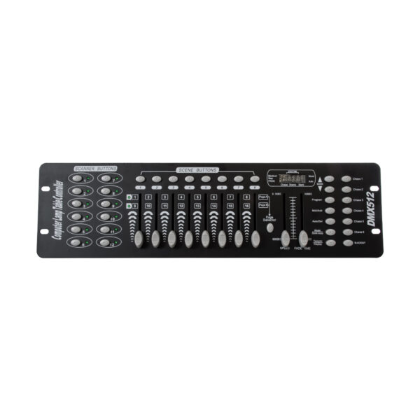 GloboStar® 73493 DMX 192 Channel Fader Console – Κονσόλα Φωτισμού 192 Καναλιών DMX AC 100-240V – IP20 Μ48 x Π13.5 x Υ7cm – 2 Χρόνια Εγγύηση