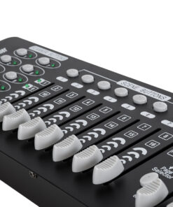 GloboStar® 73493 DMX 192 Channel Fader Console – Κονσόλα Φωτισμού 192 Καναλιών DMX AC 100-240V – IP20 Μ48 x Π13.5 x Υ7cm – 2 Χρόνια Εγγύηση