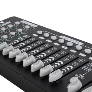 GloboStar® 73493 DMX 192 Channel Fader Console – Κονσόλα Φωτισμού 192 Καναλιών DMX AC 100-240V – IP20 Μ48 x Π13.5 x Υ7cm – 2 Χρόνια Εγγύηση
