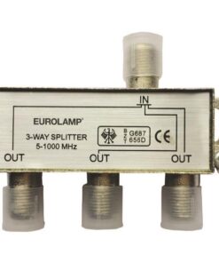 ΔΙΑΚΛΑΔΩΤΗΣ TV ΜΕΤΑΛΛΙΚΟΣ ΤΥΠΟΥ F 1/3 EUROLAMP 147-10121