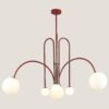 ΦΩΤΙΣΤΙΚΟ ΚΡΕΜΑΣΤΟ 6xG9W  ΚΟΚΚΙΝΟ EUROLAMP 144-20007