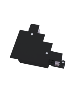 BLACK 90º CONNECTOR FOR 4 WIRE RECESSED ACA – 4WRELB