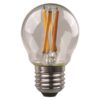 ΛΑΜΠΑ LED ΣΦΑΙΡΙΚΗ CROSSED FILAMENT 6.5W E27 3000K 220-240V DIMMABLE CLEAR EUROLAMP 147-78282