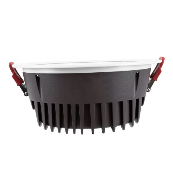 GloboStar® 60195 Χωνευτό LED Panel Downlight Φ22cm 42W 5040lm 60° AC 220-240V IP20 Φ22 x Υ9.5cm Φυσικό Λευκό 4500K – OSRAM LED CHIP TECHNOLOGY – 5 Years Warranty