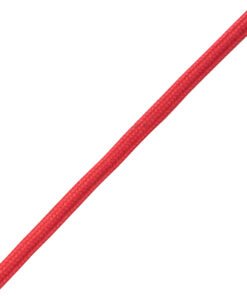 GloboStar® CABLITO 61551 Μοντέρνο Κρεμαστό Φωτιστικό Οροφής Μονόφωτο 1 x E27 Κόκκινο Σιλικόνης Ανάρτηση με Υφασμάτινο Καλώδιο Φ4 x Υ110cm