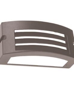 ΑΠΛΙΚΑ ΤΟΙΧΟΥ LM04 ΟΒΑΛ E27 MAX 10W LED 220x99x100 IP54 ΓΚΡΙ PRO EUROLAMP – 145-20235