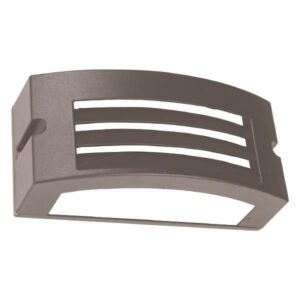 ΑΠΛΙΚΑ ΤΟΙΧΟΥ LM04 ΟΒΑΛ E27 MAX 10W LED 220x99x100 IP54 ΓΚΡΙ PRO EUROLAMP – 145-20235