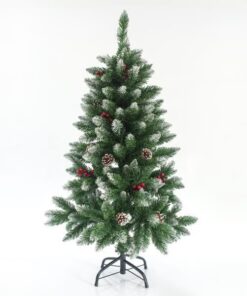 ΔΕΝΤΡΟ ΕΛΑΤΟ ΧΙΟΝΙΣΜΕΝΟ ΜΕ BERRY, 120cm EUROLAMP – 600-30169