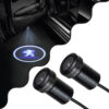 GloboStar® 81618 PEUGEOT Ghost Car Brand Logo Projector – Προτζέκτορας Προβολής Μάρκας Αυτοκινήτου LED CREE XHP35 3W 240lm 120° DC 12V IP20 Ψυχρό Λευκό 6000K