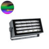 GloboStar® FLOOD-KENA 90765 Προβολέας Wall Washer για Φωτισμό Κτιρίων LED 40W 3400lm 120° AC 220-240V Αδιάβροχο IP67 Μ31 x Π10 x Υ17cm RGBW – Γκρι Ανθρακί – 3 Years Warranty