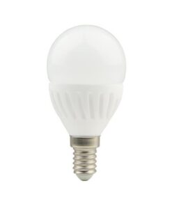 ΛΑΜΠΑ LED ΣΦΑΙΡΙΚΗ 7,1W 1000lm E14 ΚΕΡΑΜΙΚΗ ΒΑΣΗ 4000Κ "PRO" 175-265V EUROLAMP – 147-77341